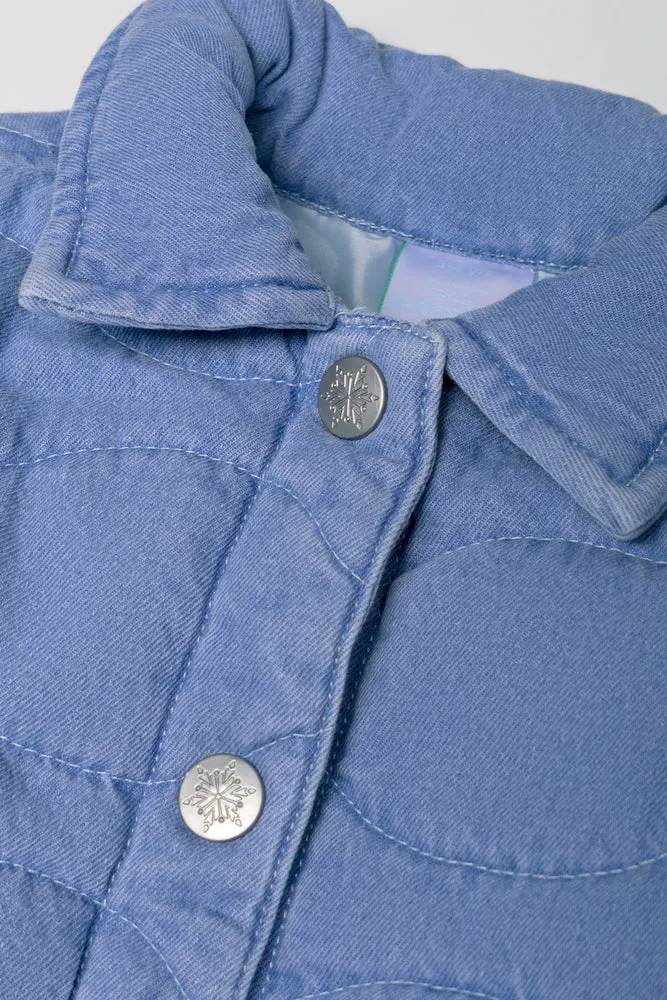 Frozen Quilted Jacket Blue