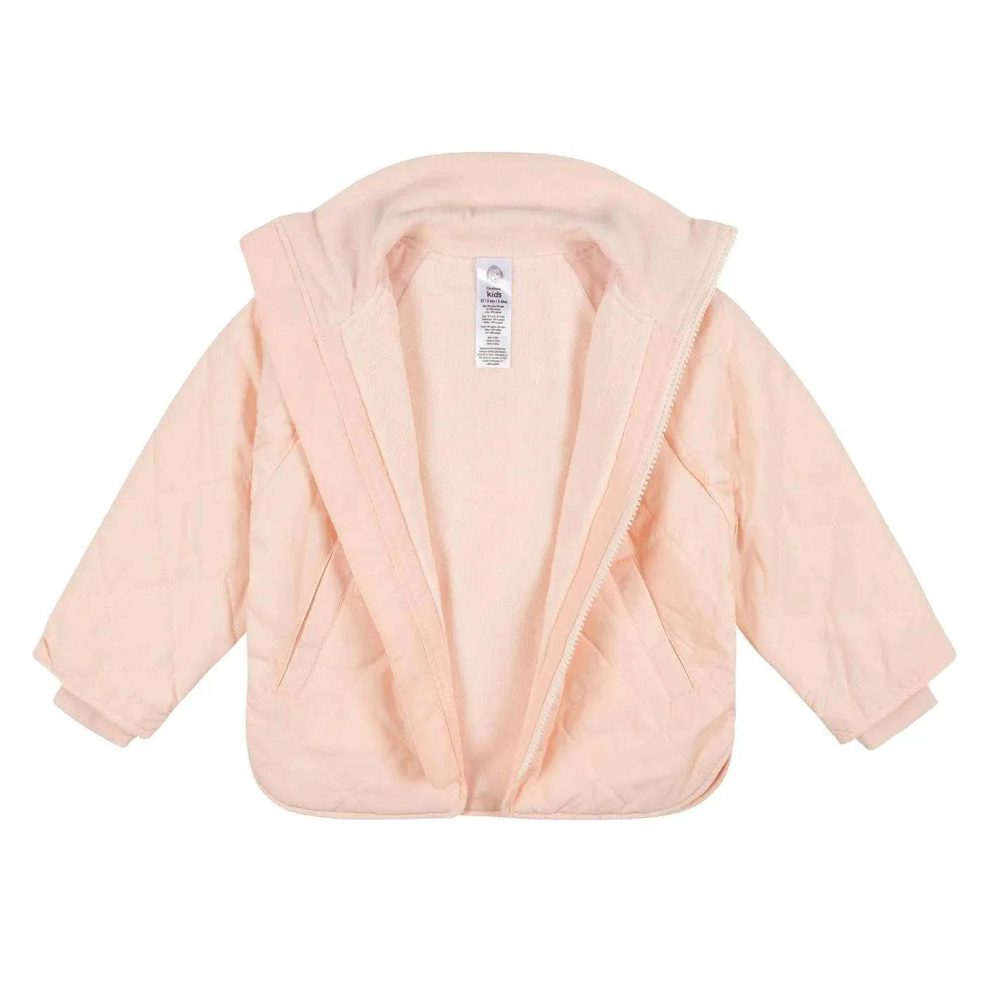 Gerber Baby Girl 1-Piece Jacket in Pink (12-24m)