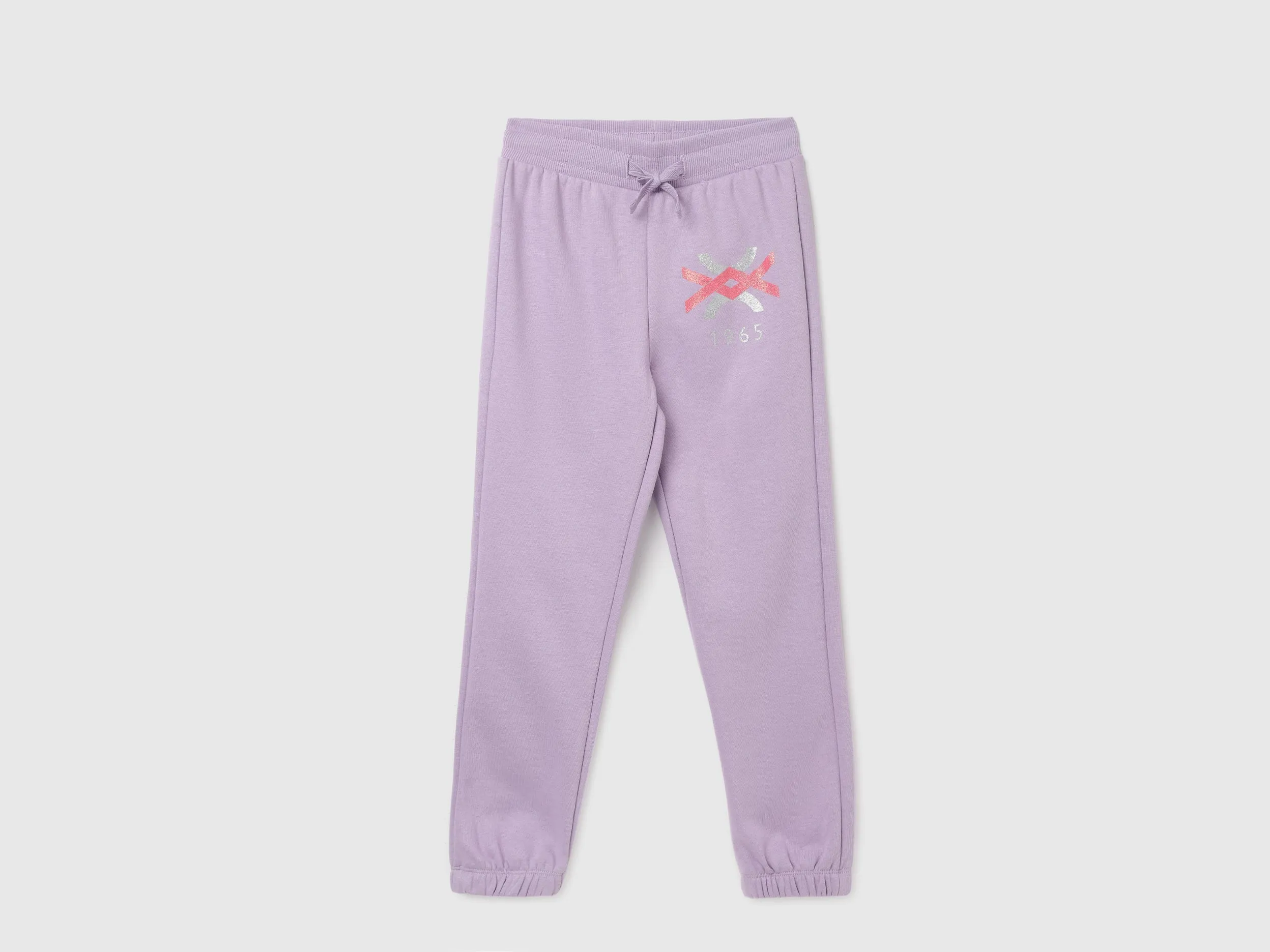 Girl's Printed Regular Fit Trackpants