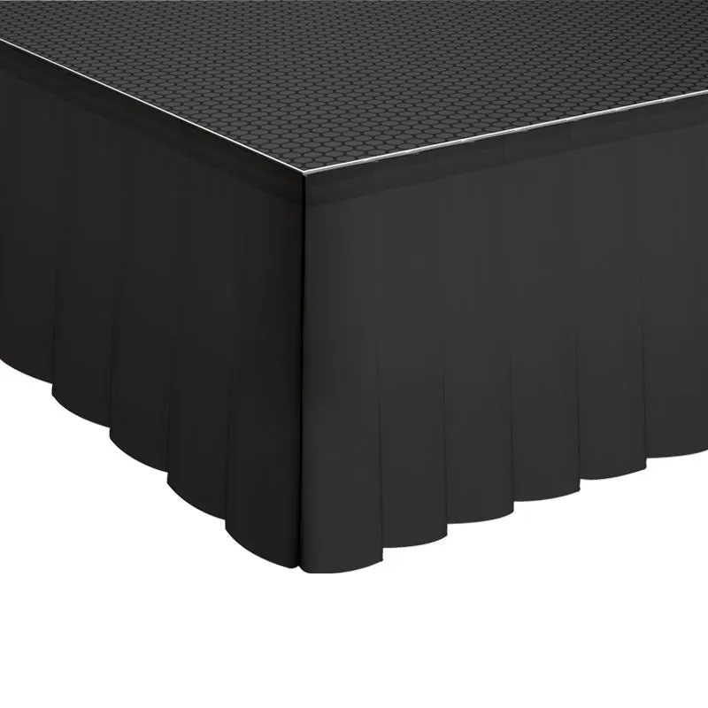 Global Truss GT Stage Deck Polyester Skirt 105 x 80cm Pleated