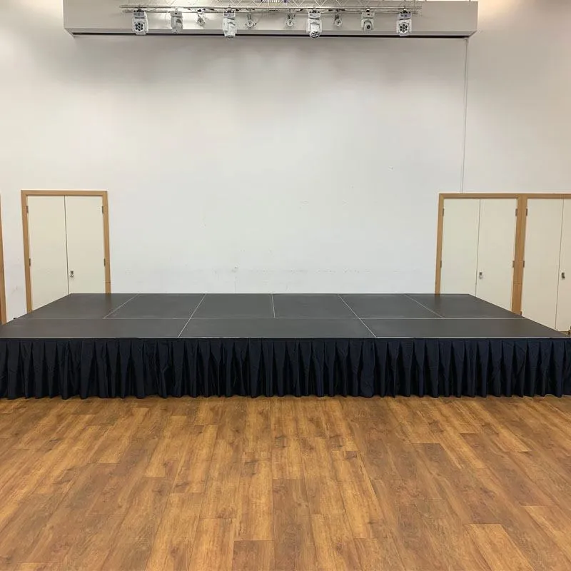 Global Truss GT Stage Deck Polyester Skirt 105 x 80cm Pleated