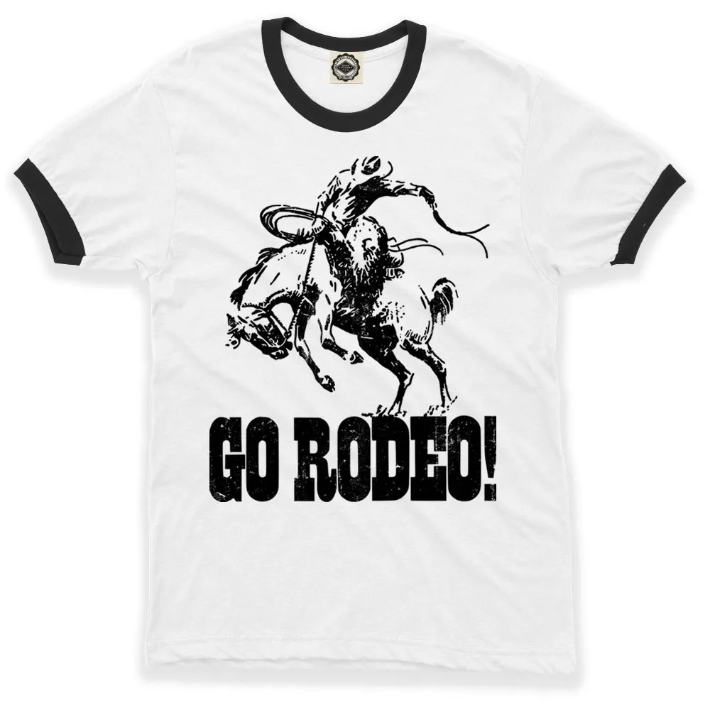 Go Rodeo Men's Ringer Tee
