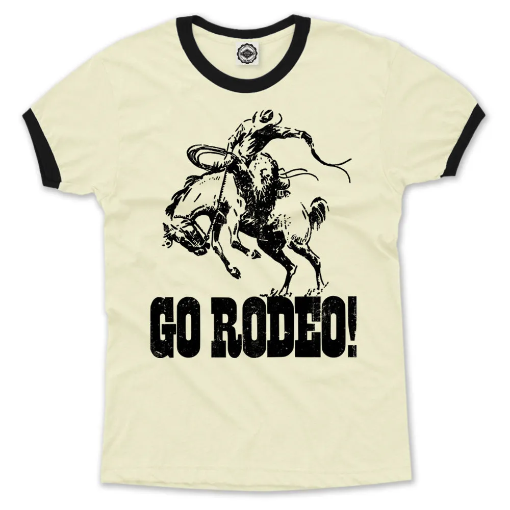 Go Rodeo Men's Ringer Tee