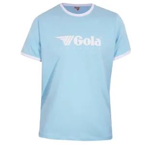 Gola Classics Printed Ringer Tee In Sky Blue