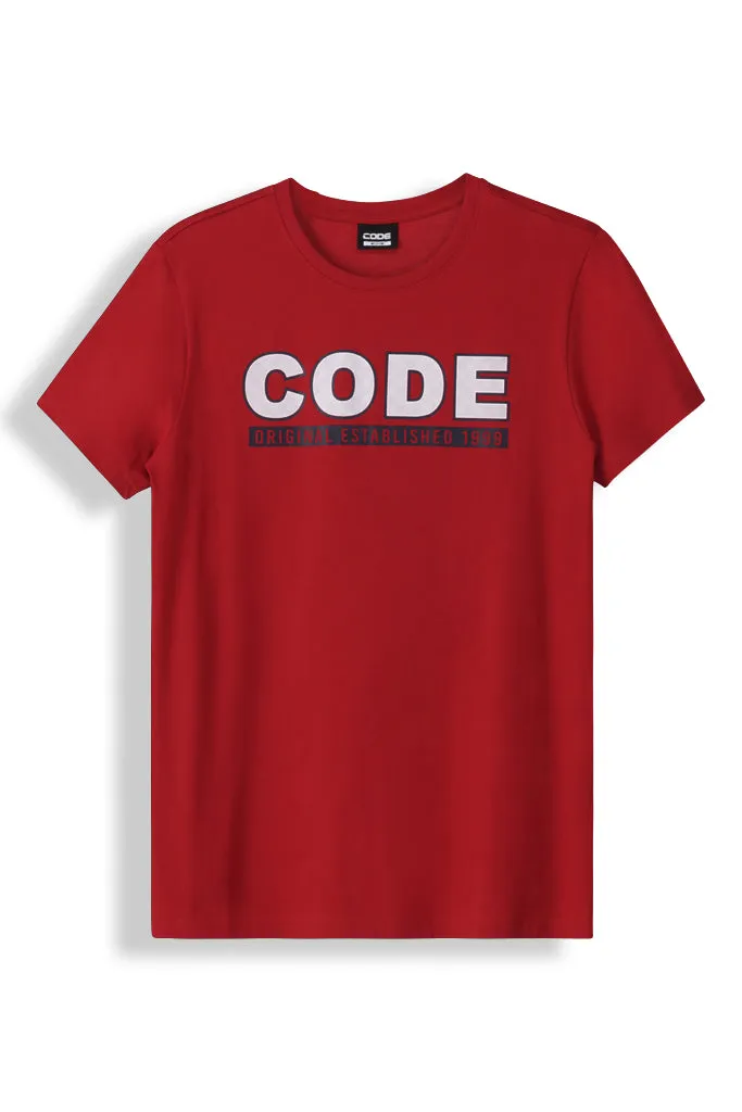 Graphic T-shirt _ 147475 _ Deep Red