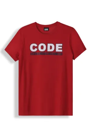 Graphic T-shirt _ 147475 _ Deep Red
