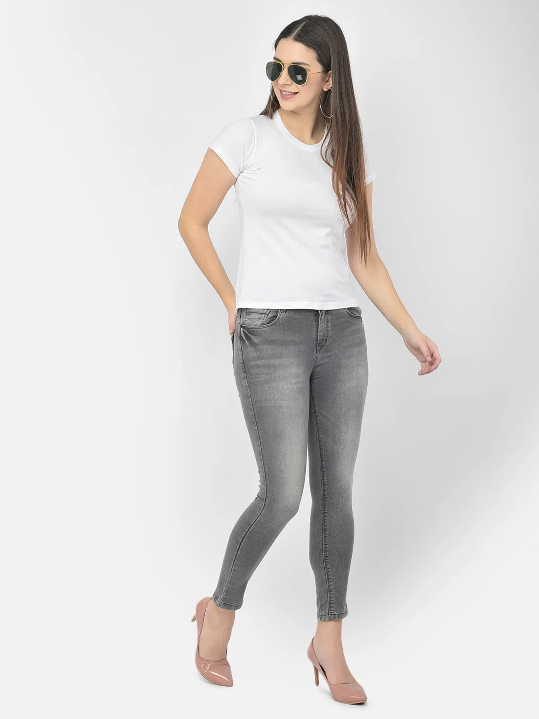 Grey Skinny Jeans