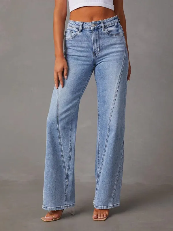 GYPSY GIRL - Loose Wide-Leg Women's Jeans