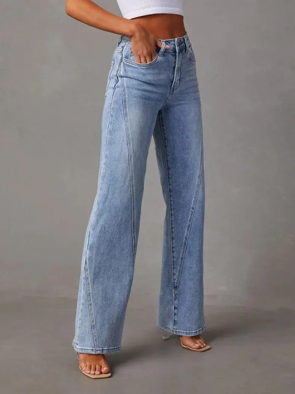 GYPSY GIRL - Loose Wide-Leg Women's Jeans