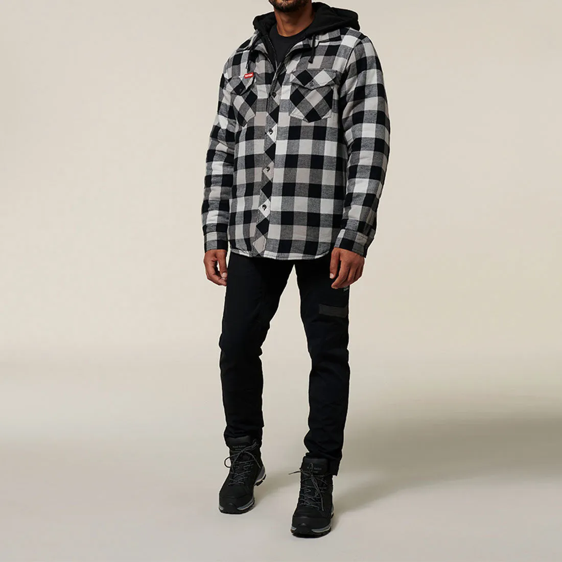 Hard Yakka Quilted Flannel Shacket