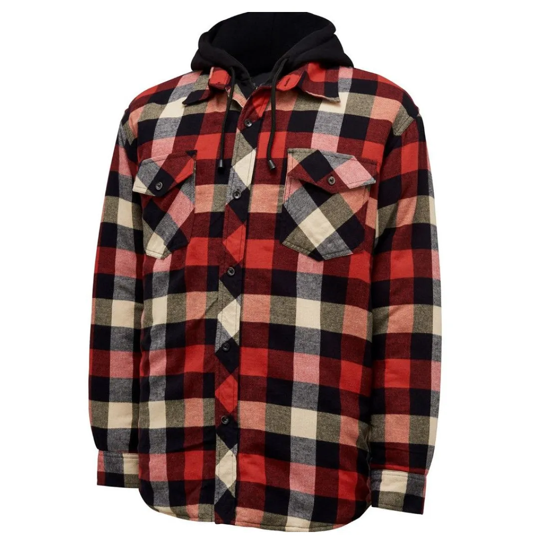 Hard Yakka Quilted Flannel Shacket