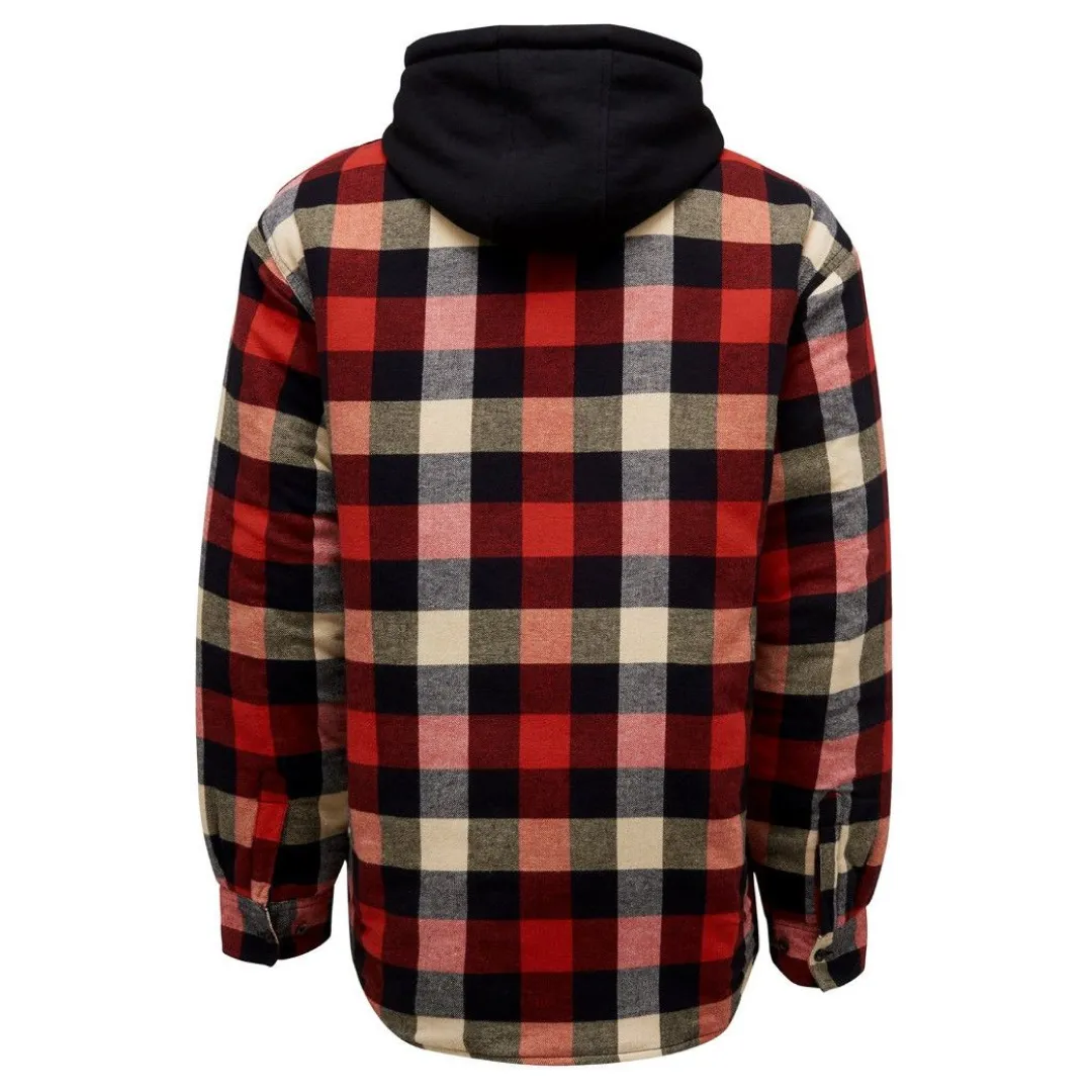 Hard Yakka Quilted Flannel Shacket