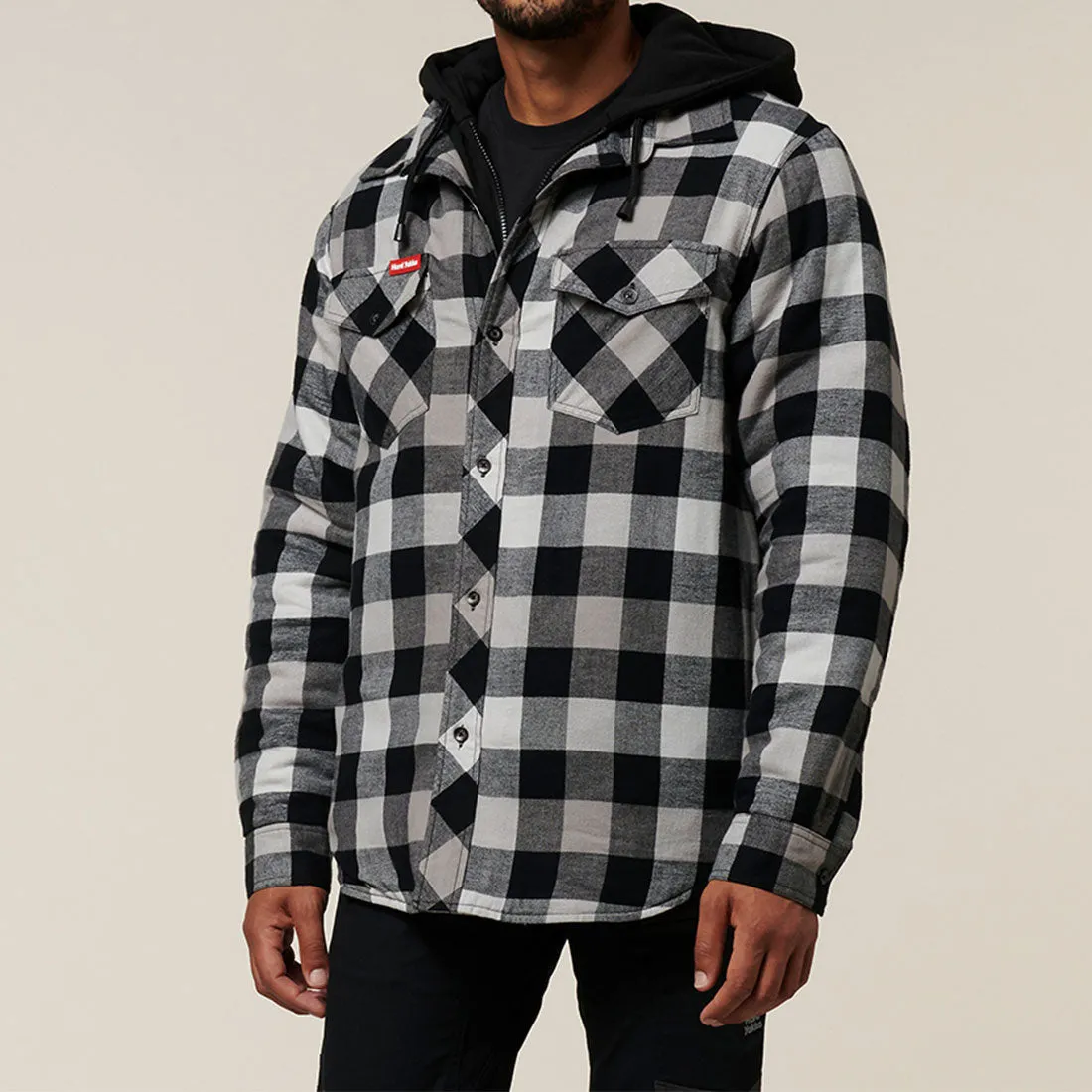 Hard Yakka Quilted Flannel Shacket