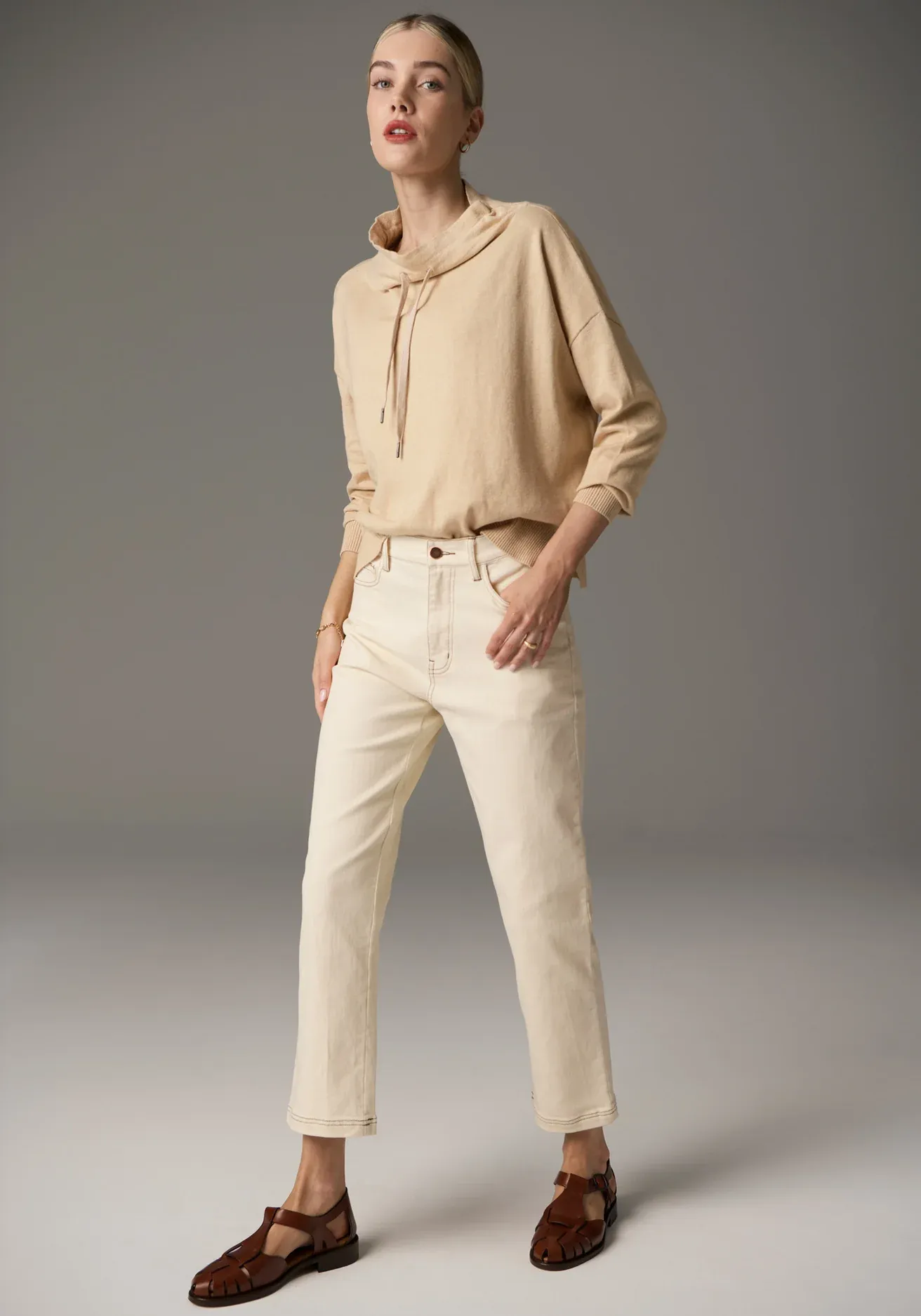 harper straight leg crop jean