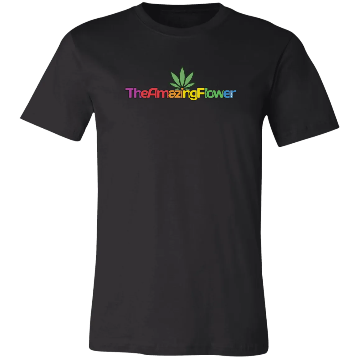 Hemp Leaf Multi-color Logo T-Shirt