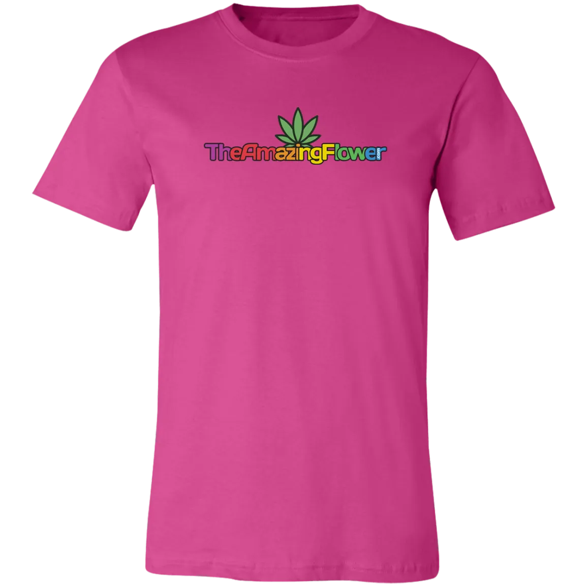 Hemp Leaf Multi-color Logo T-Shirt
