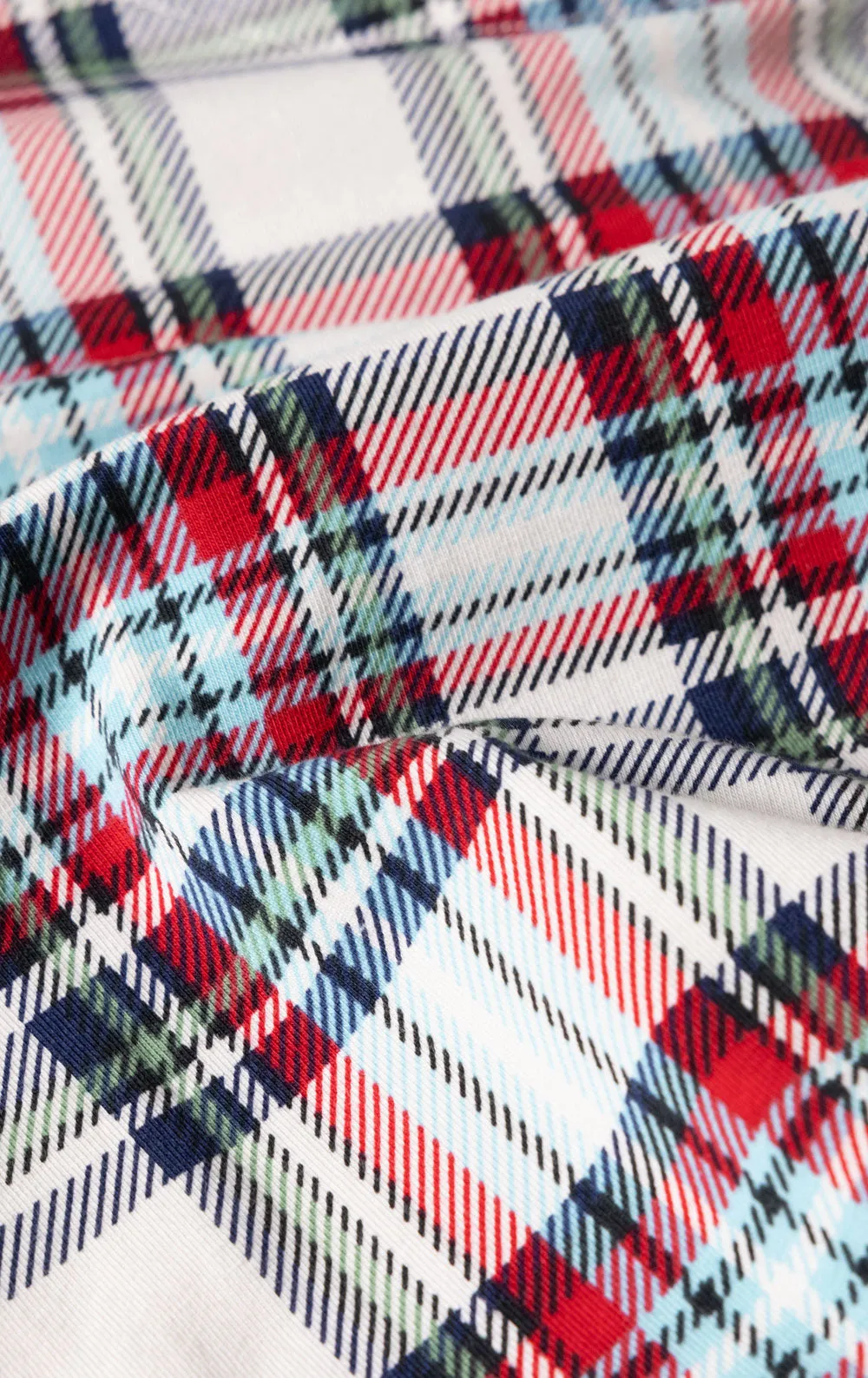 Hibernation Plaid Button-Front Pajamas