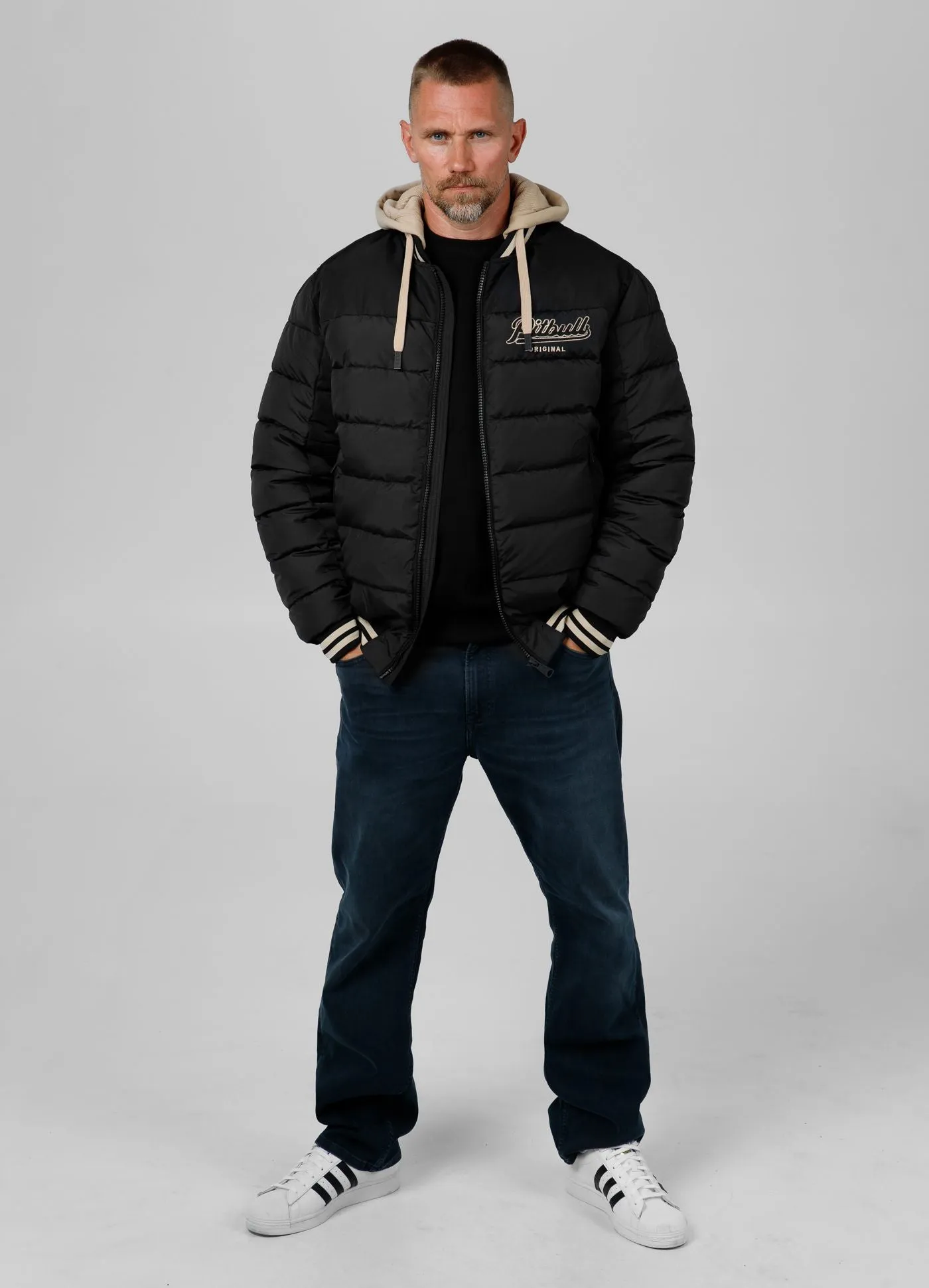 Hidden Hooded Jacket - Red