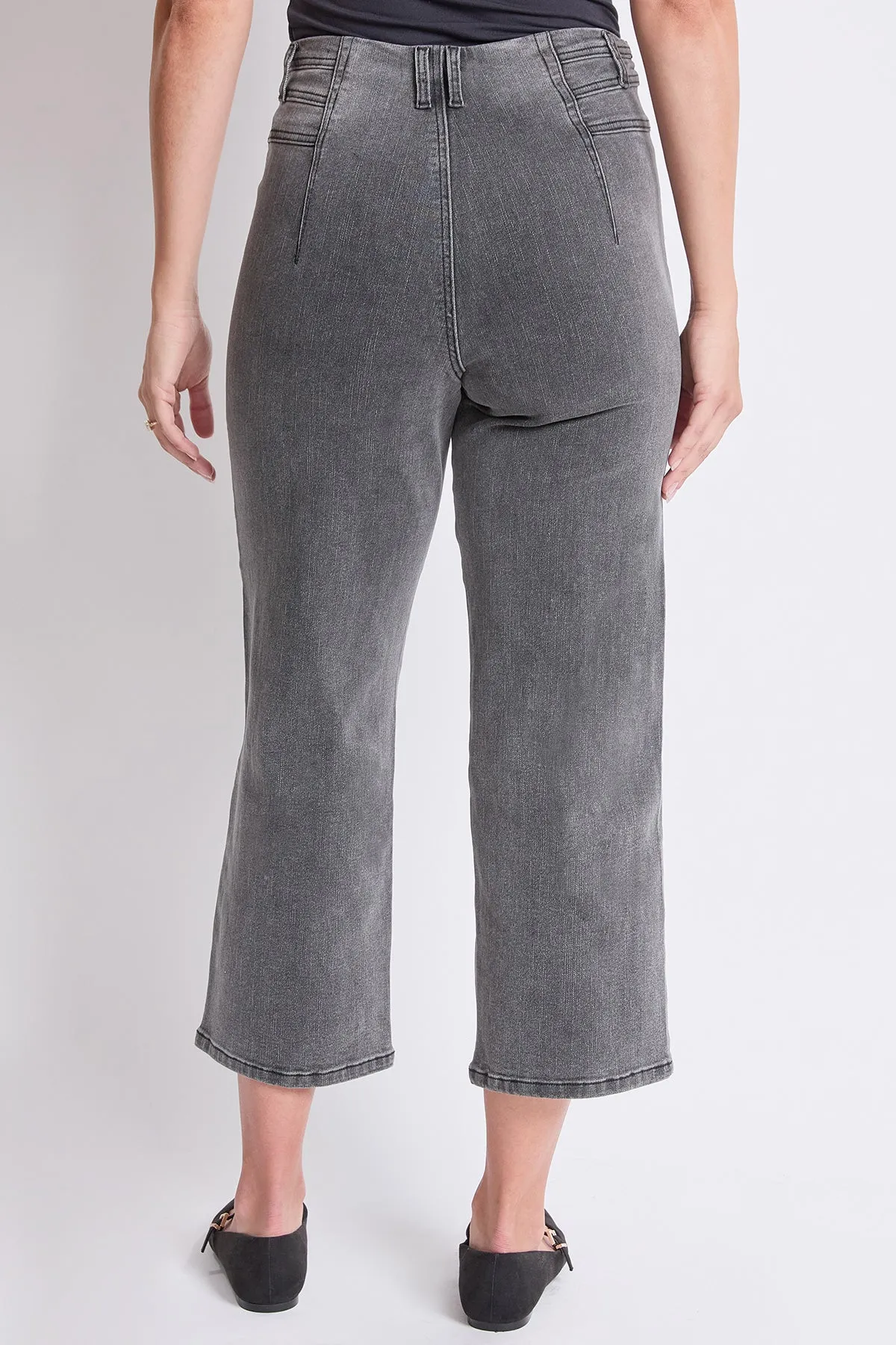 High Rise Crop Detailed Wide Leg Jeans, Pack of 12