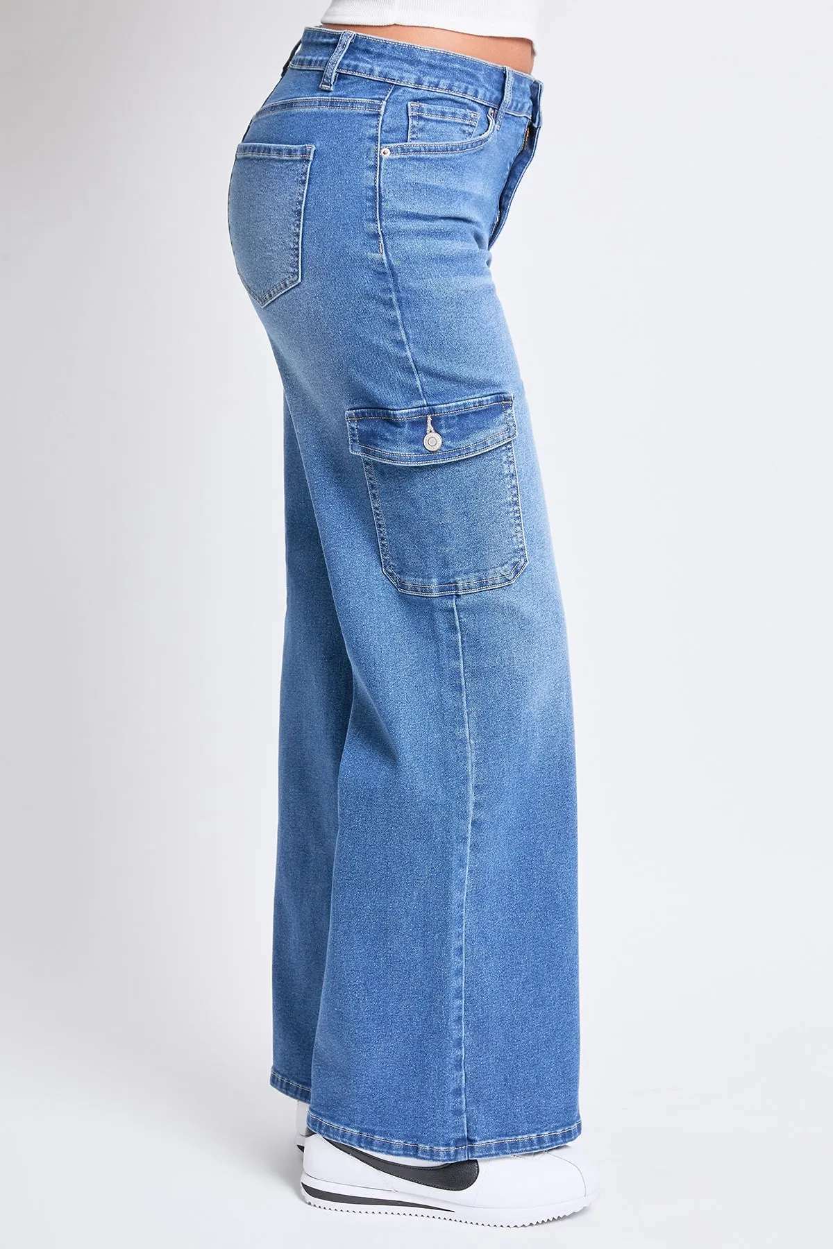High Rise Wide Leg Skater Cargo Jeans, Pack of 12
