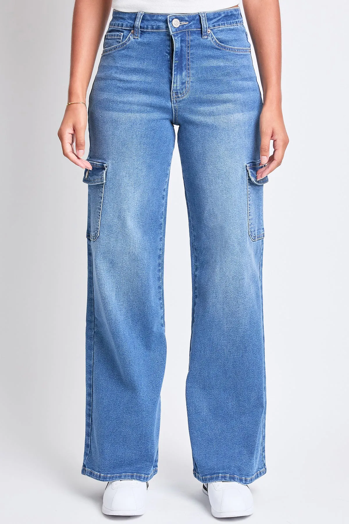 High Rise Wide Leg Skater Cargo Jeans, Pack of 12