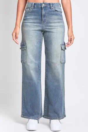 High Rise Wide Leg Skater Cargo Jeans, Pack of 12