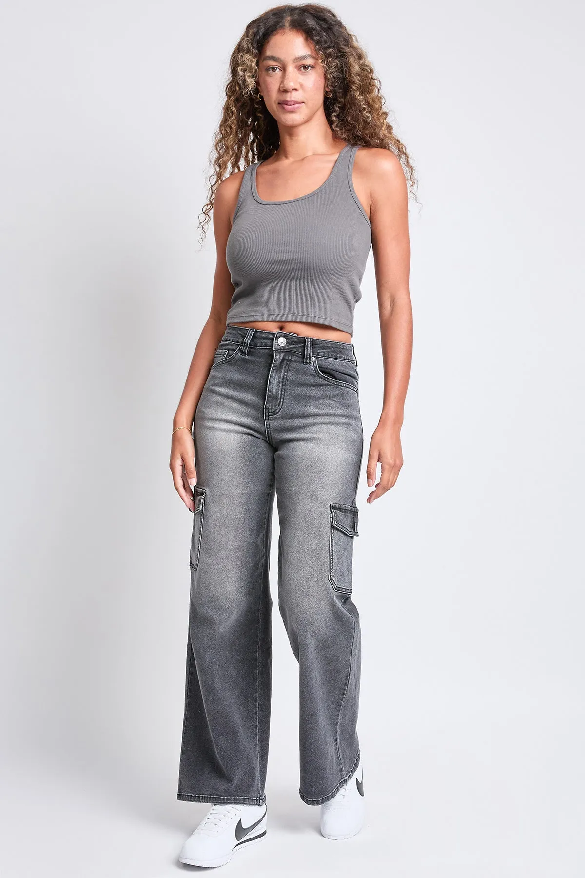 High Rise Wide Leg Skater Cargo Jeans, Pack of 12