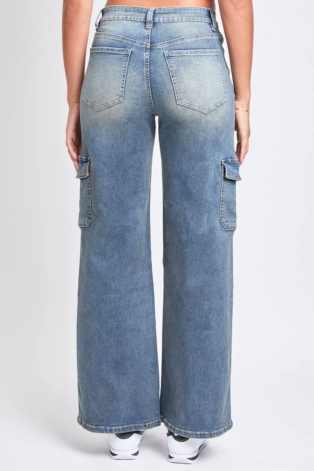 High Rise Wide Leg Skater Cargo Jeans, Pack of 12