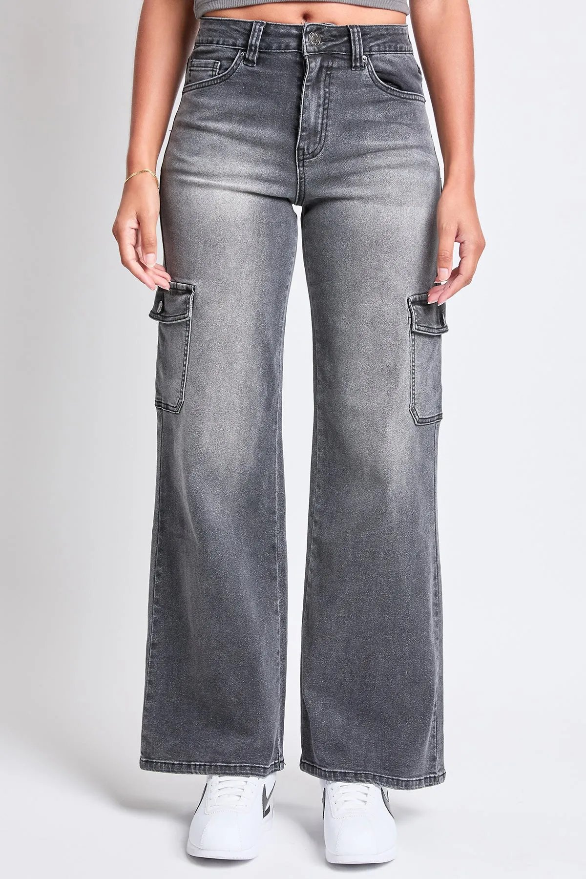 High Rise Wide Leg Skater Cargo Jeans, Pack of 12