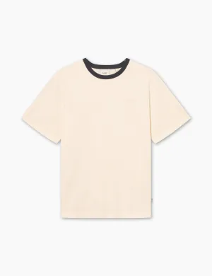 HONEY T-SHIRT - CLOUD/NAVY