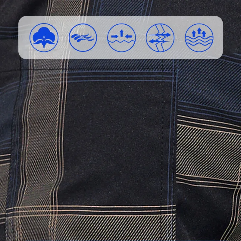 🥰Hot Sales - 50% OFF✨Men's Casual Plaid Pants with Pockets
