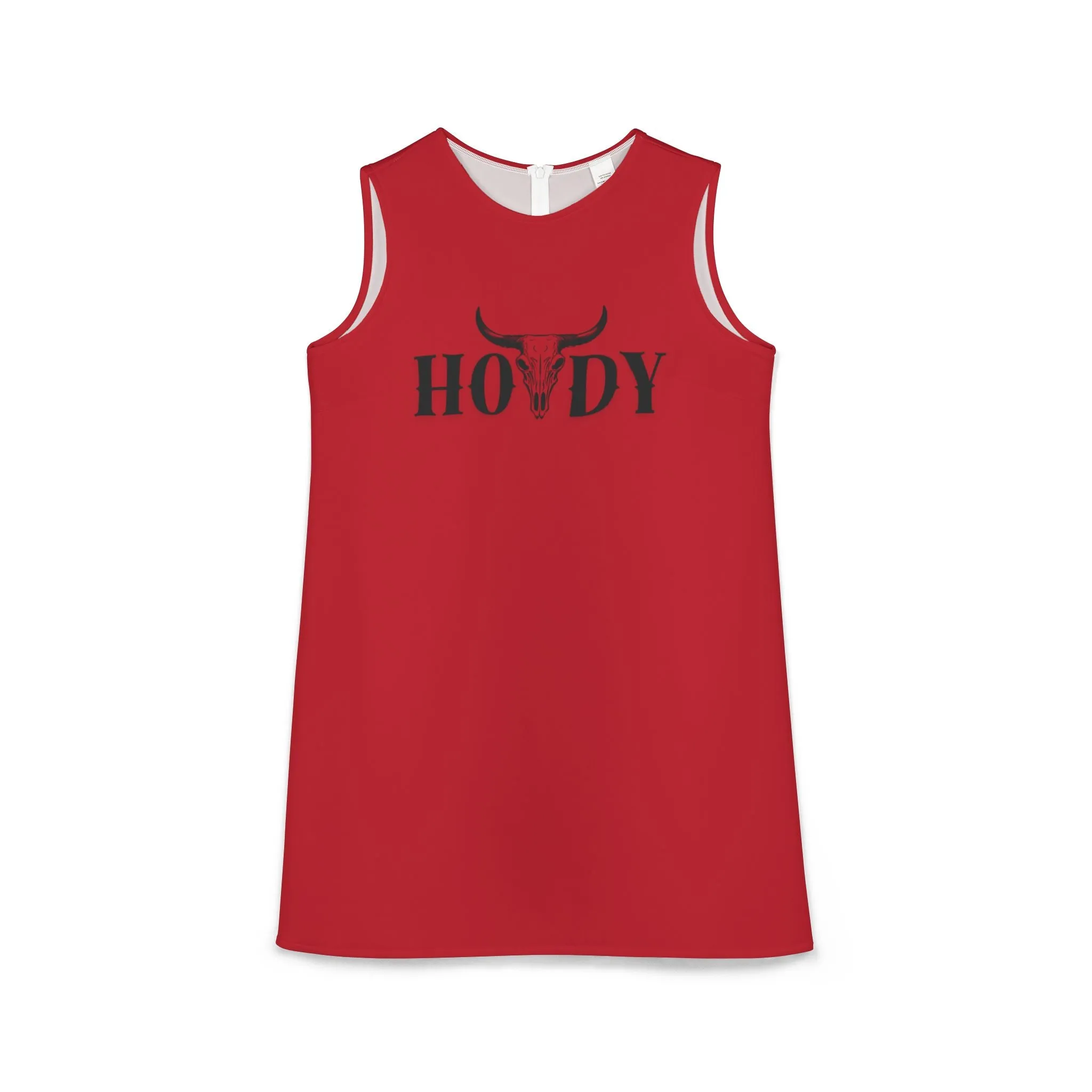 Howdy A-line Sleeveless Dress (AOP)