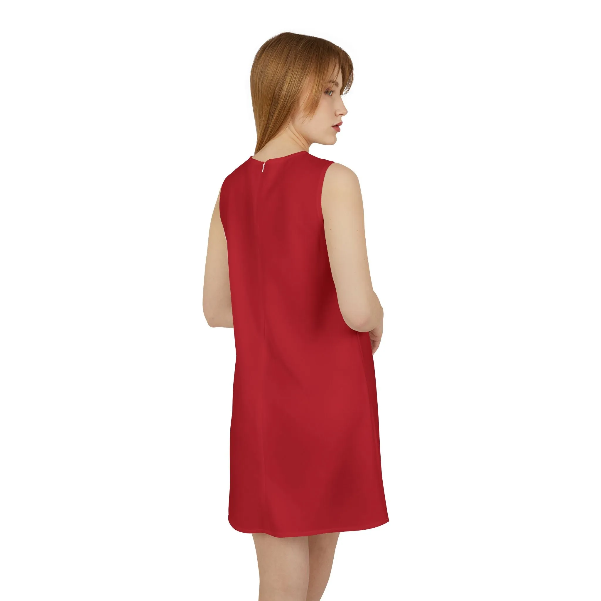 Howdy A-line Sleeveless Dress (AOP)