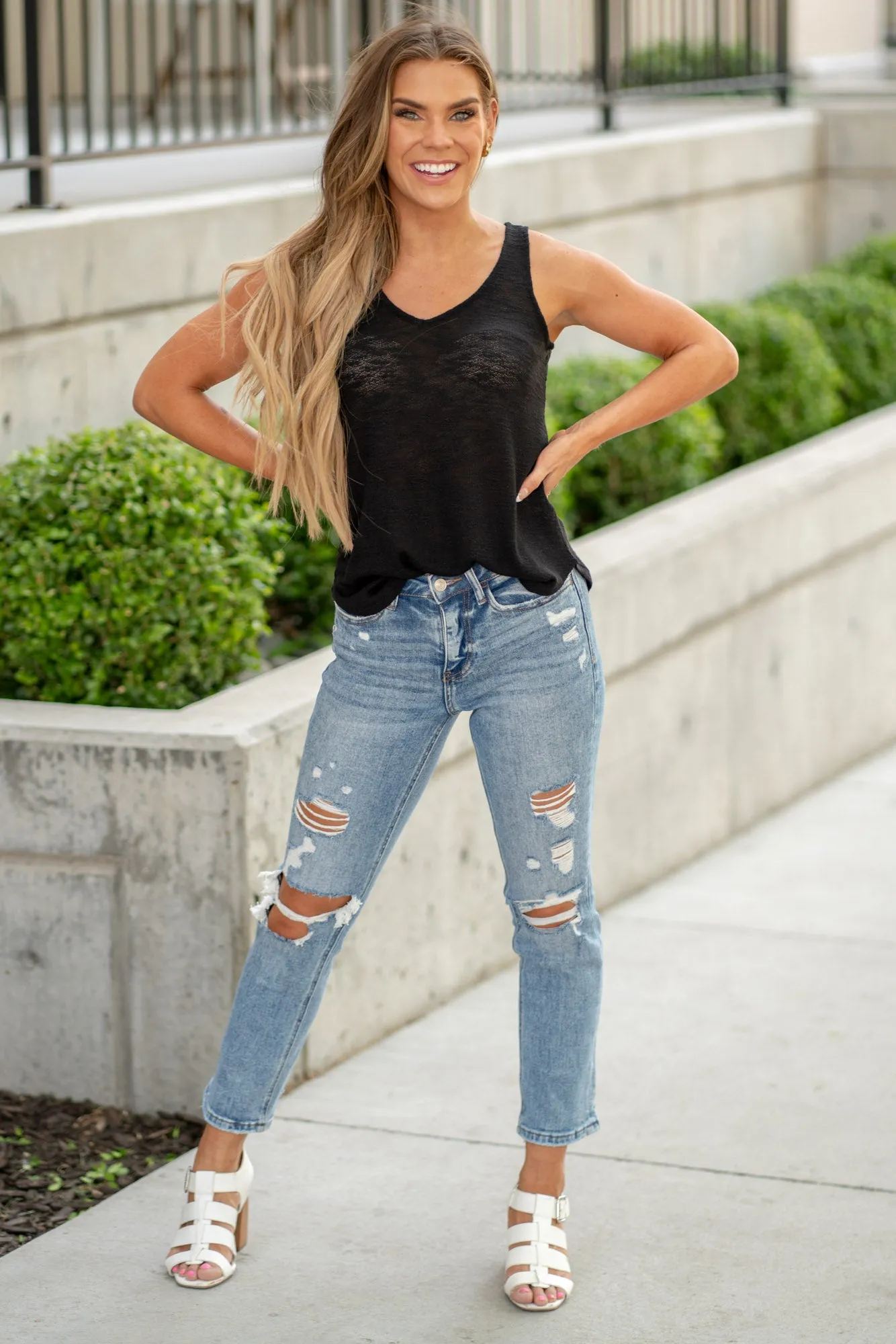 Idolized High Rise Slim Straight Regular & Plus Sizes
