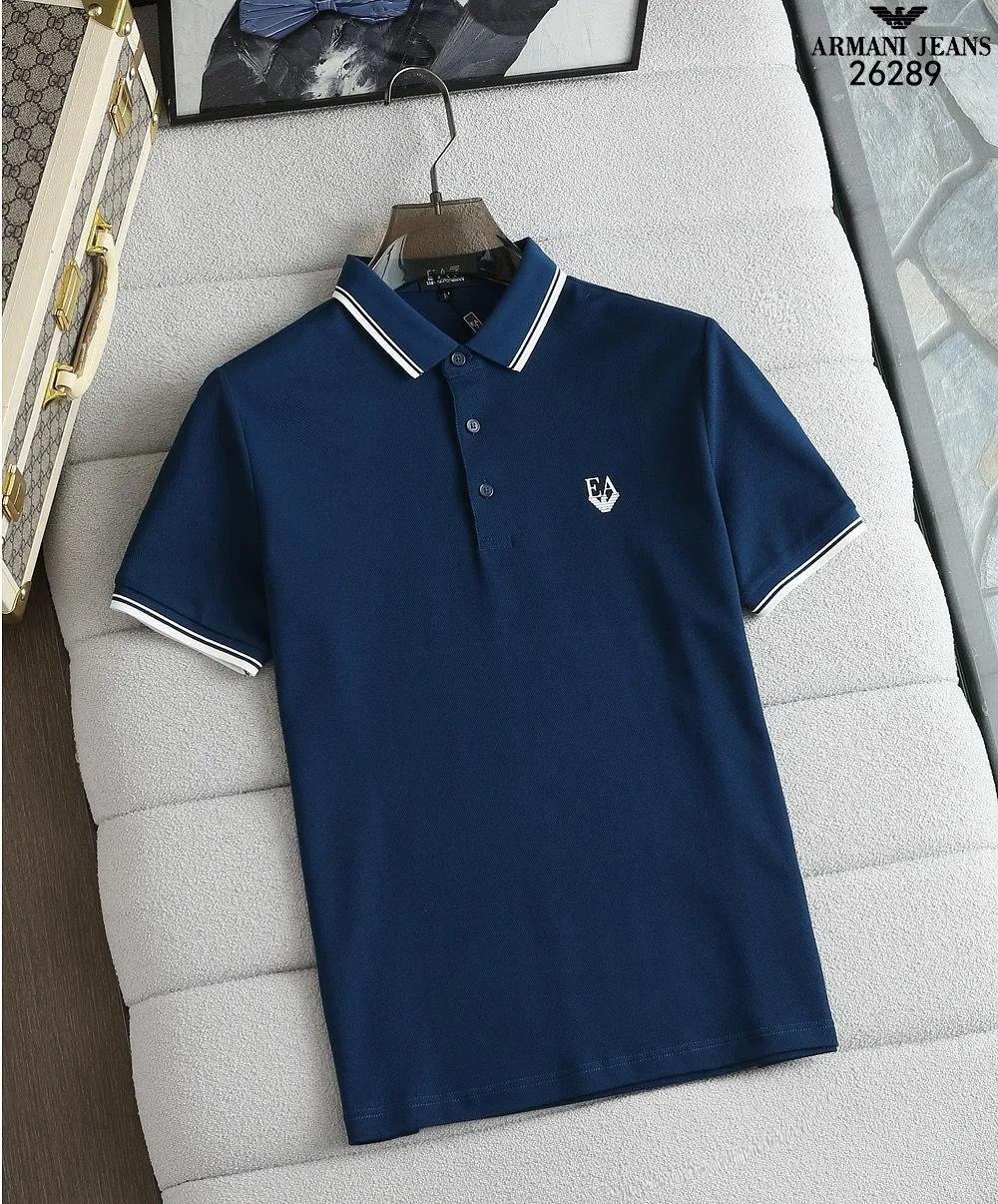 Imported Embroidery  Logo Polo Collar T-shirt