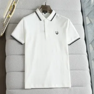 Imported Embroidery  Logo Polo Collar T-shirt