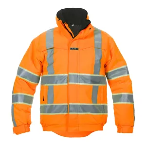 India Hi-vis Gid Pilot Jacket - Orange