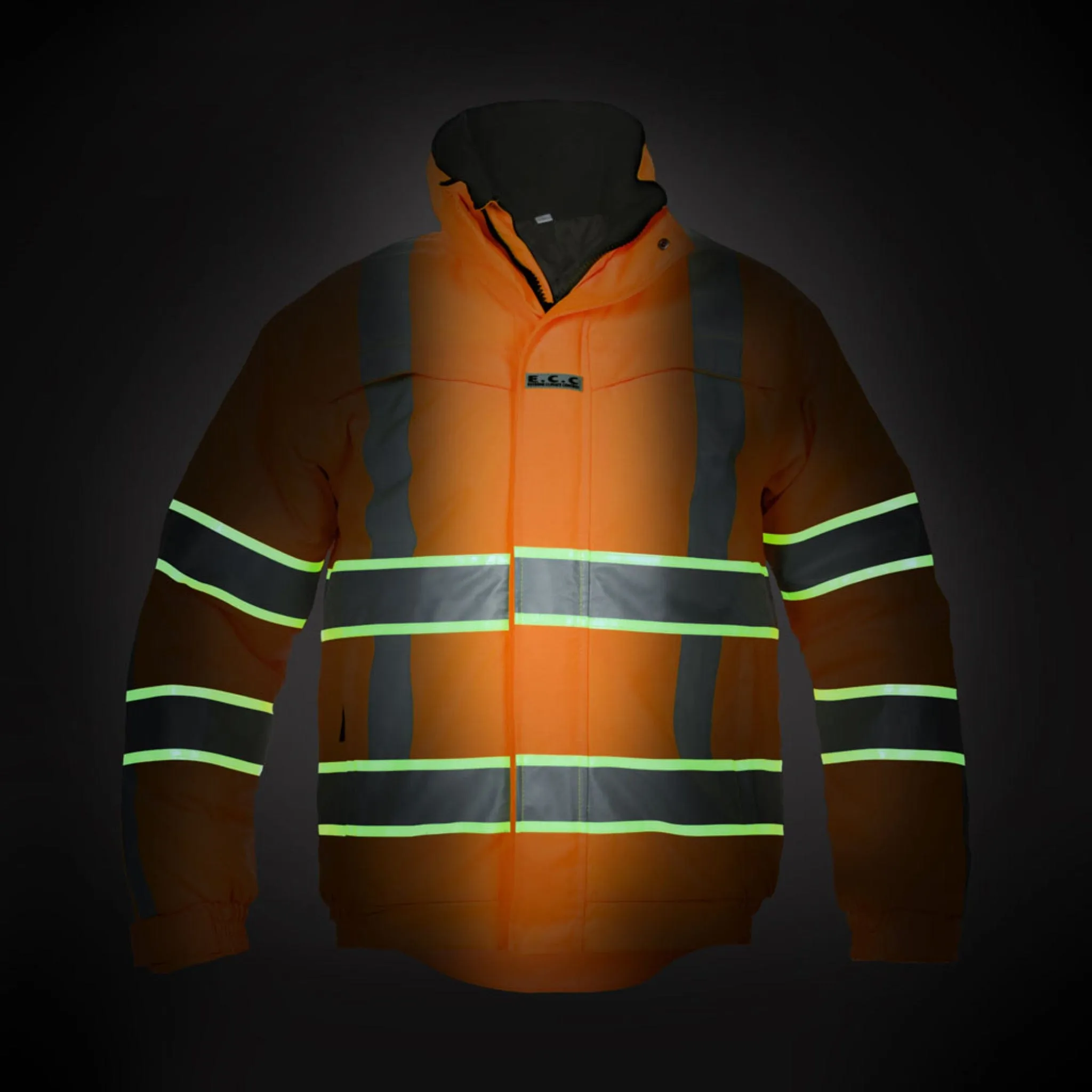 India Hi-vis Gid Pilot Jacket - Orange