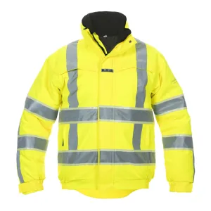 India Hi-vis Gid Pilot Jacket - Saturn Yellow
