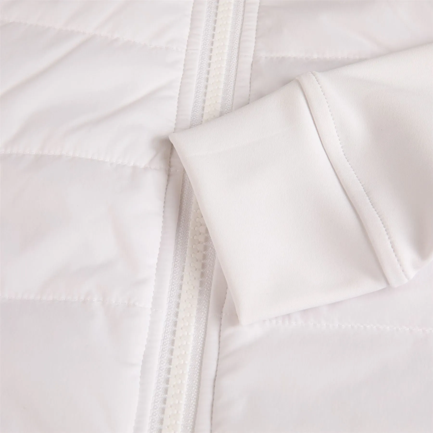 Insulated Hybrid Jacket White