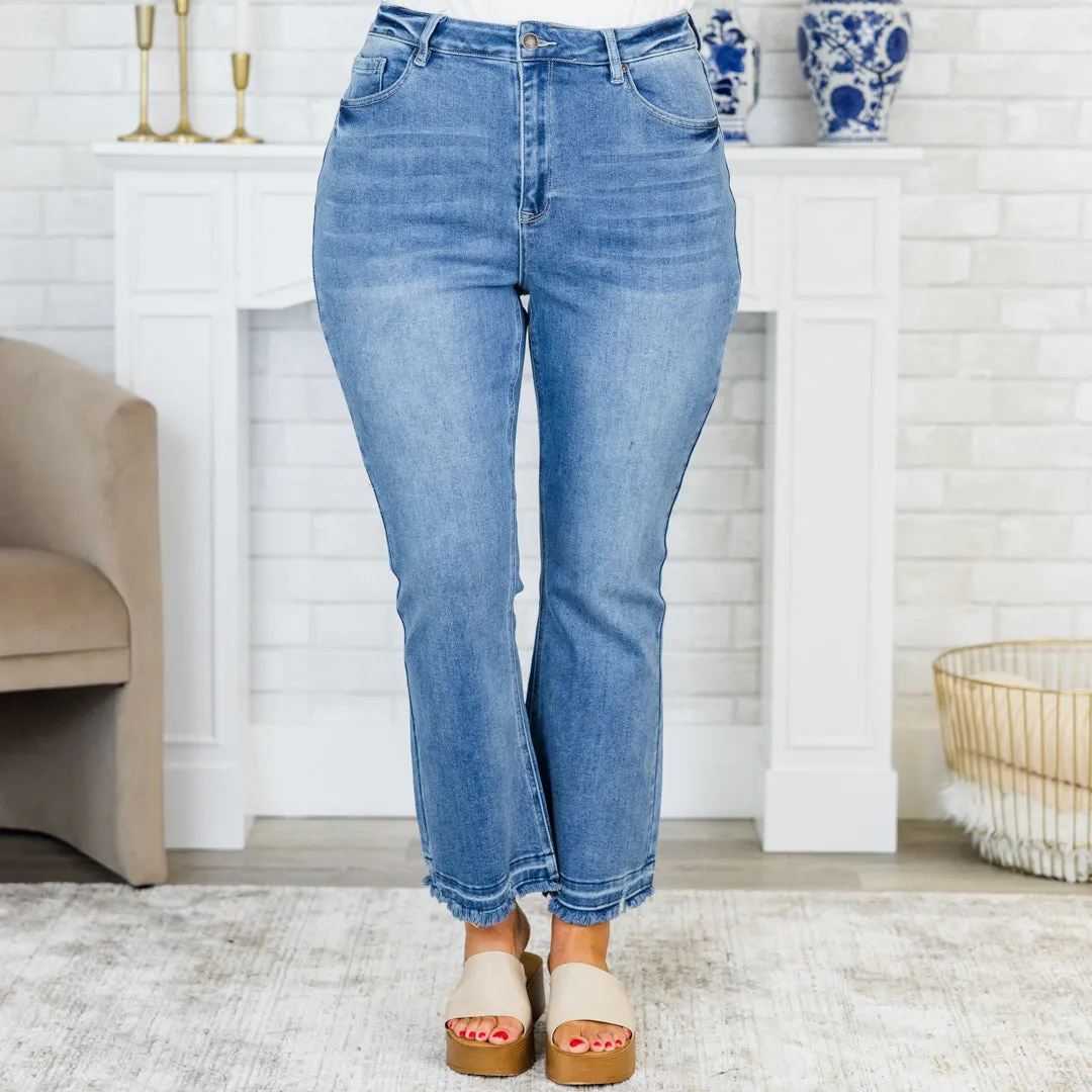 Into The Clouds Jeans, Medium Wash