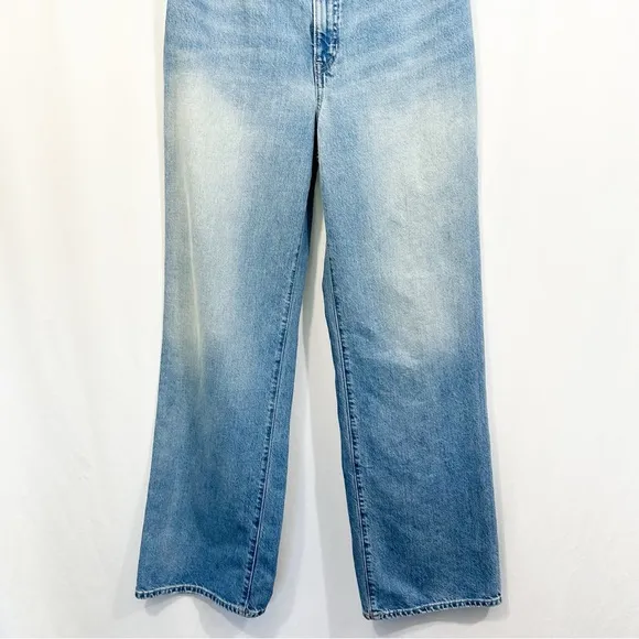 J. Crew 90s Wide Leg High Rise Denim Jeans