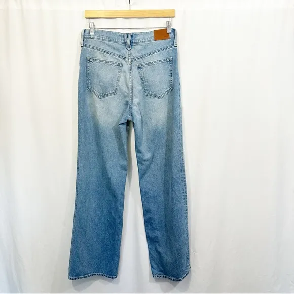 J. Crew 90s Wide Leg High Rise Denim Jeans