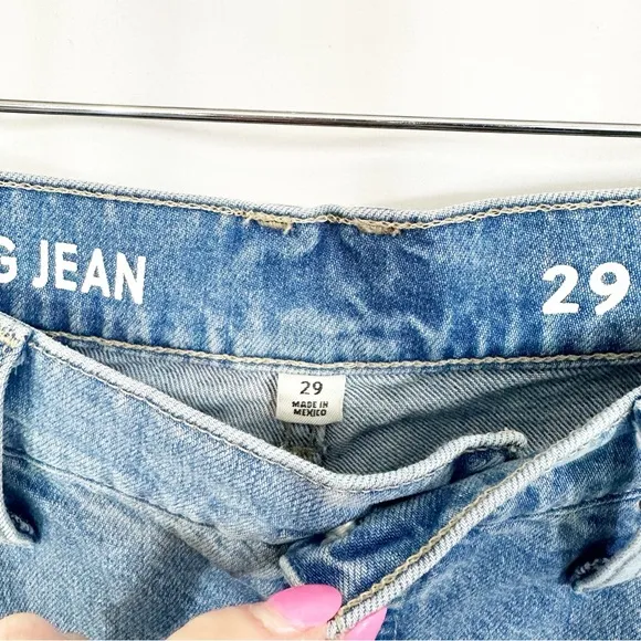 J. Crew 90s Wide Leg High Rise Denim Jeans