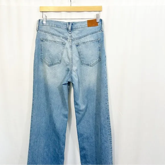 J. Crew 90s Wide Leg High Rise Denim Jeans