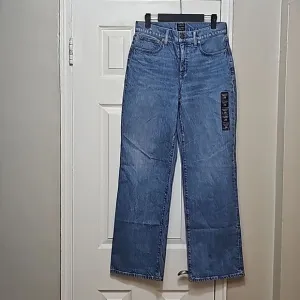 J-Crew Full Lenght Wide Leg Jeans Size 26 Blue