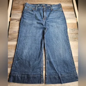 J. Crew Wide Leg Trouser Jeans Women's 36 BM845