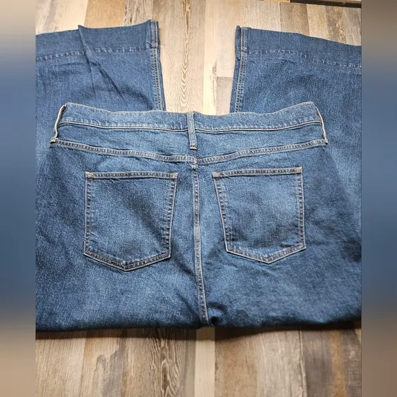 J. Crew Wide Leg Trouser Jeans Women's 36 BM845