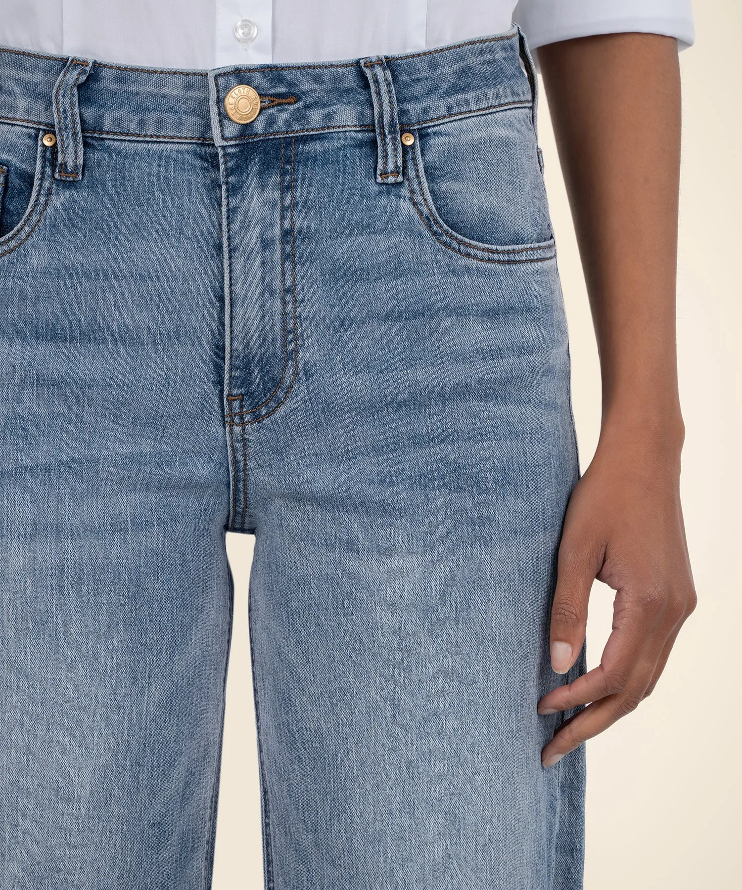 Jean High Rise Wide Leg, Petite