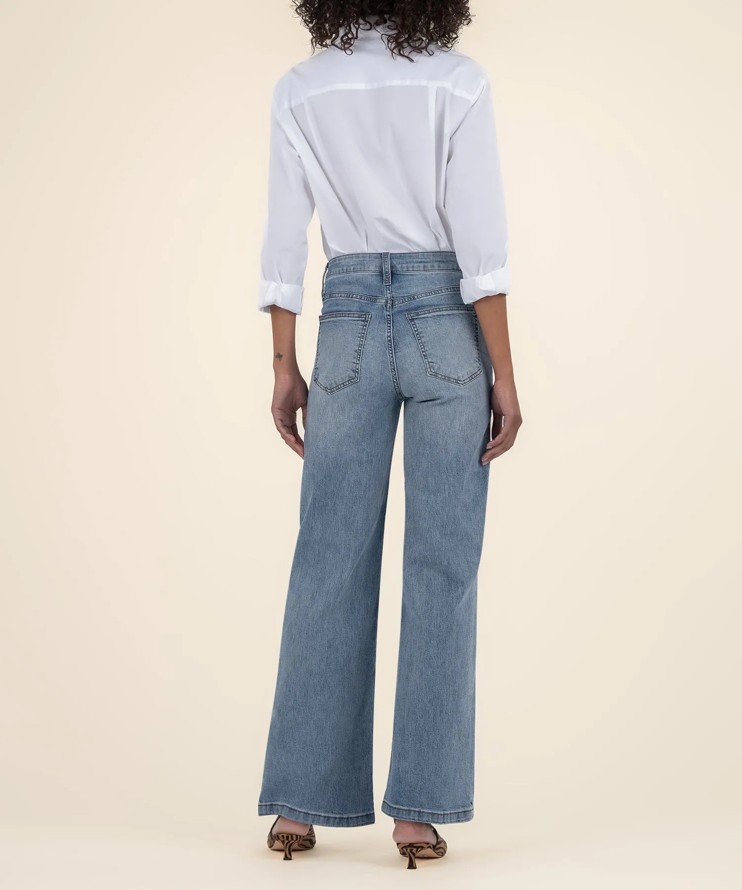 Jean High Rise Wide Leg, Petite